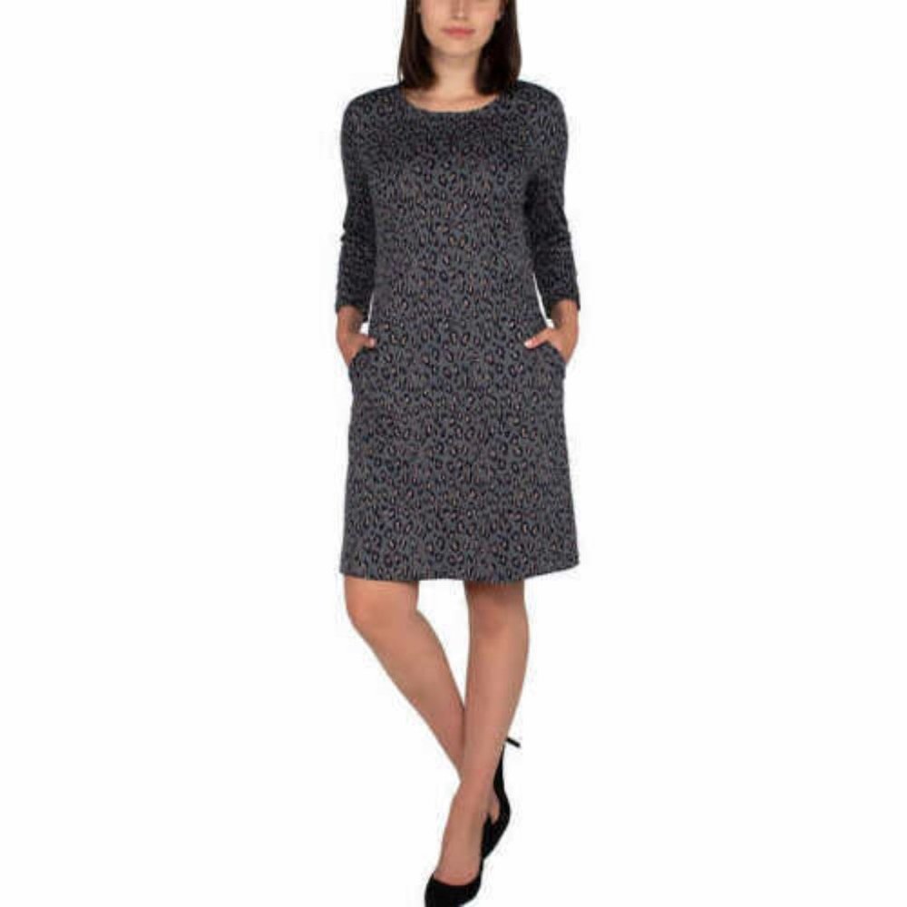 Nicole Miller Original Women's ¾ Sleeve Dress with Pockets